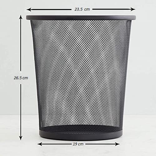 SAKAR Dustbin Office Home Kitchen Paper Dustbin Use Metal Mesh Home, Kitchen & Bathroom Multipurpose Waste Bin Large - Image 5