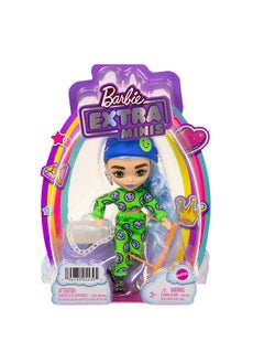Barbie دمى إضافية صغيرة 3 (5.5 بوصة) في الموضة والإكسسوارات، مع حامل الدمى  - Image 2