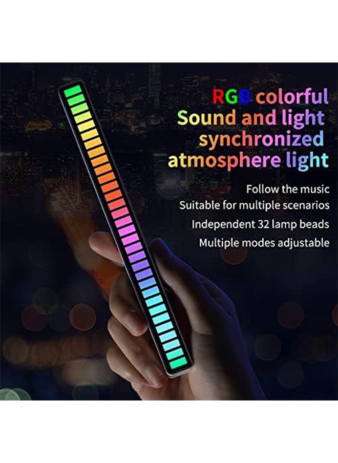 Generic - Ambience Sound Activated Light, Sound Control Light, Sound Pickup Light, Voice-Activated Pickup Music Rhythm Light, Multicolor & Multi-Flash Mode Changing & Dimmable for Office, Gaming, Car - Image 1