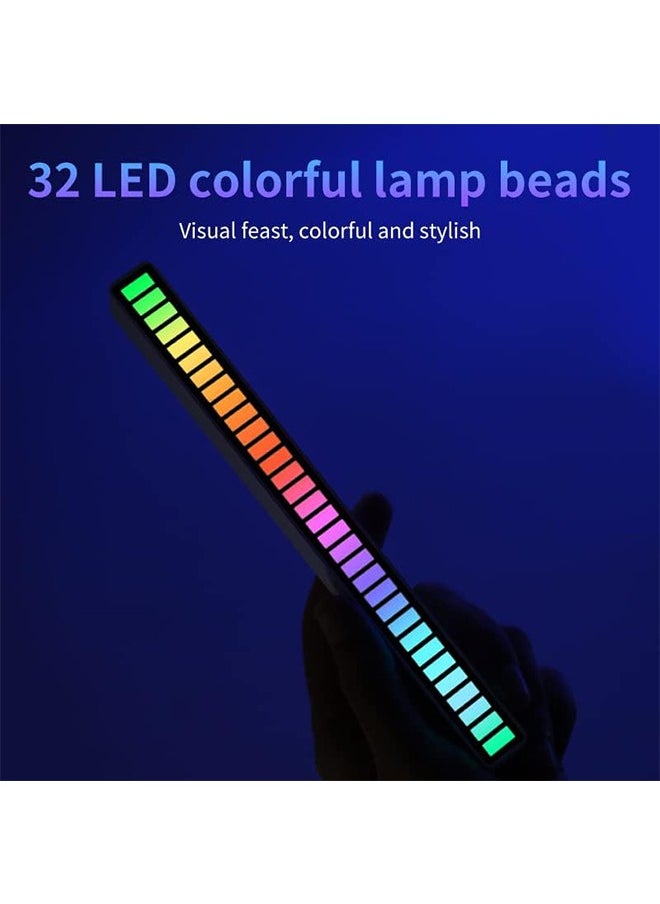 Generic - Ambience Sound Activated Light, Sound Control Light, Sound Pickup Light, Voice-Activated Pickup Music Rhythm Light, Multicolor & Multi-Flash Mode Changing & Dimmable for Office, Gaming, Car - Image 1