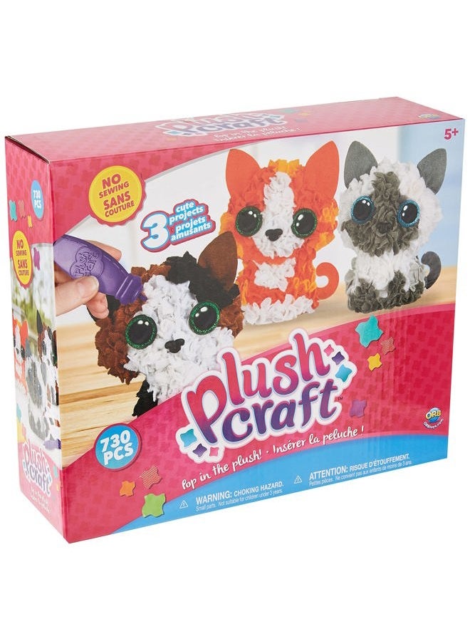 Orb 74661 The Factory Plushcraft Kitten Club 3D Soft Craft, 730 pieces - Image 1