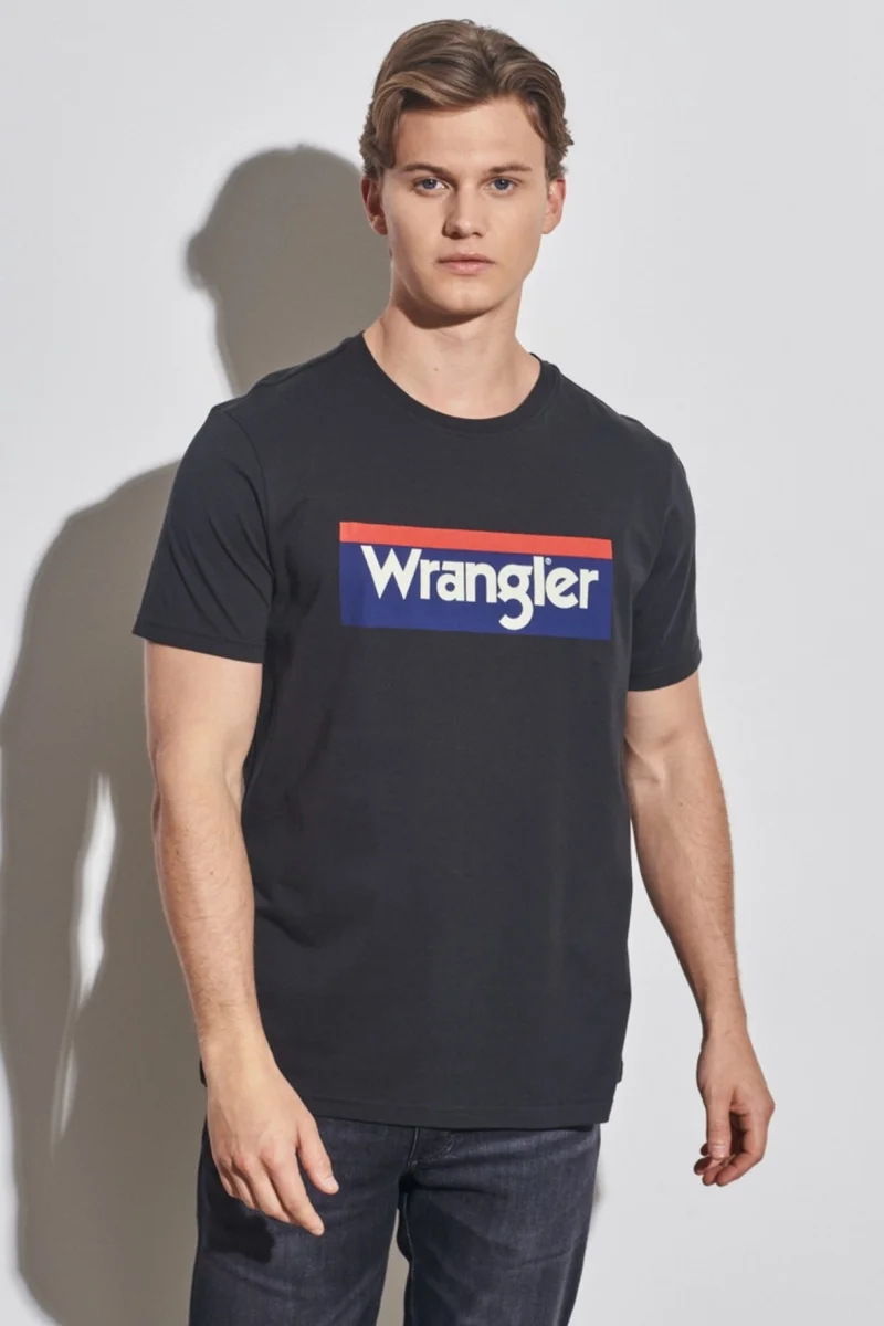 Wrangler Regular Fit Normal Cut Cotton Crew Neck T-Shirt