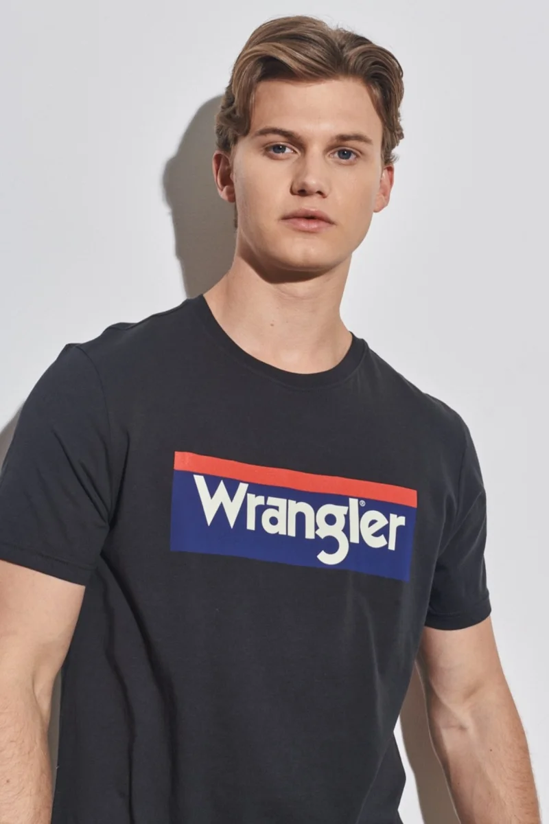 Wrangler Regular Fit Normal Cut Cotton Crew Neck T-Shirt