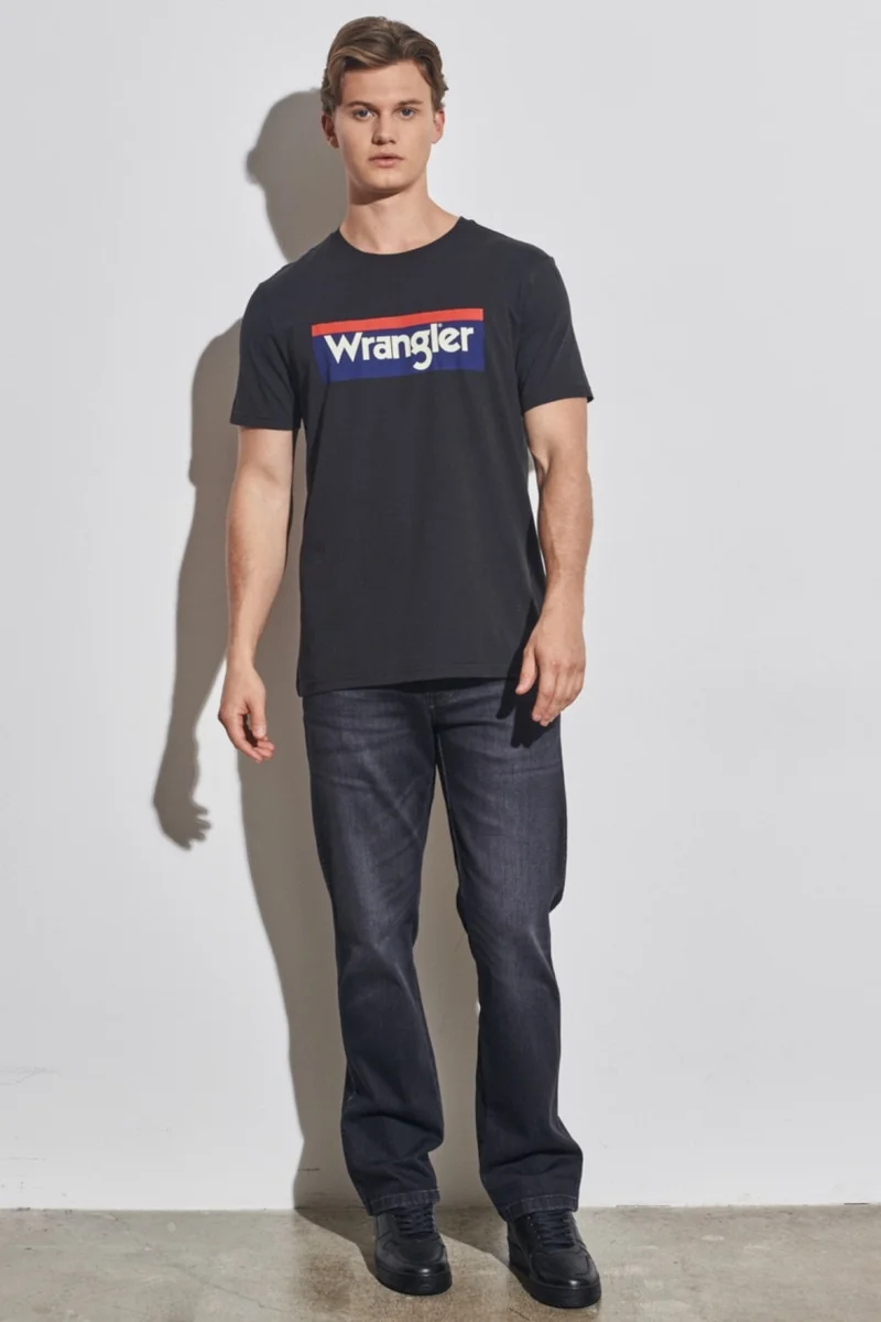 Wrangler Regular Fit Normal Cut Cotton Crew Neck T-Shirt