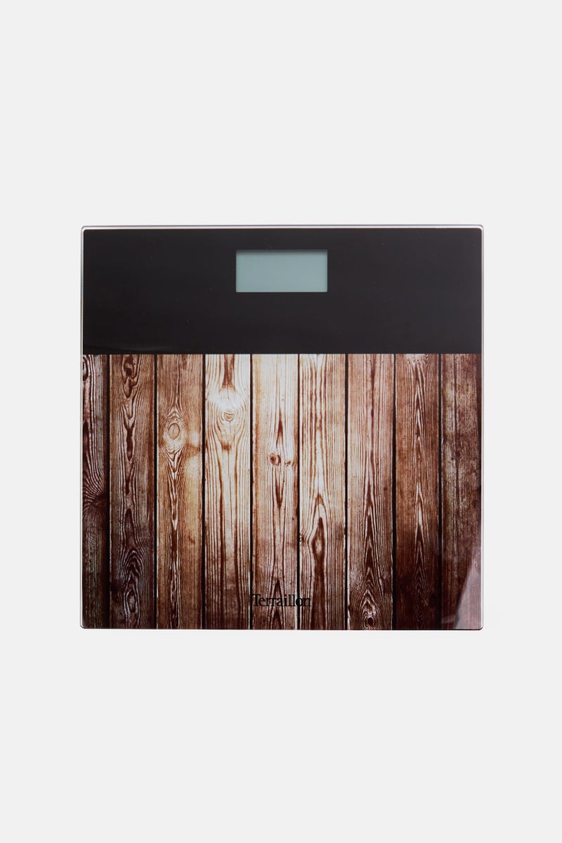 Terraillon Wood Home Digital Bathroom Scale, Multicolor - Image 1
