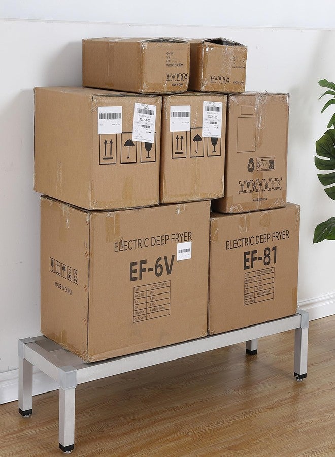 GAOMON Dunnage Rack 24'' x 14'',8 Inches Above Ground Level,Aluminum Dunnage Rack 1000 Lb Capacity,Low Shelf for Floor Used for Storage In Kitchens, Restaurants, Supermarkets,Grocery Stores - Image 4