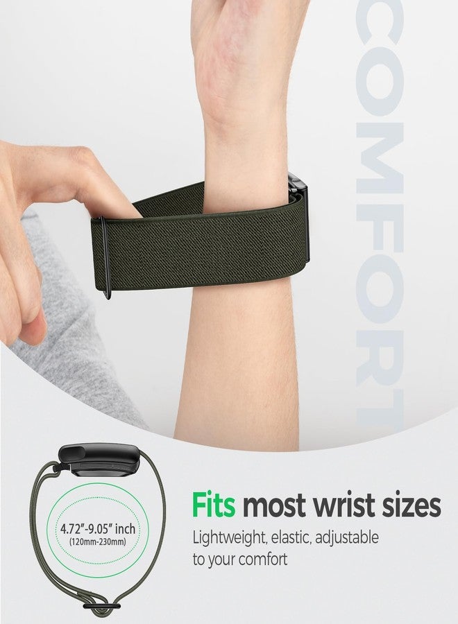 Tensea Stretchy Nylon Sport Band Compatible with WHOOP 5.0/MG, One, Peak & Life – Breathable Loop Strap, Comfortable Wristband, Quick-Dry Replacement Watchband Accessories for Men Women - Image 3