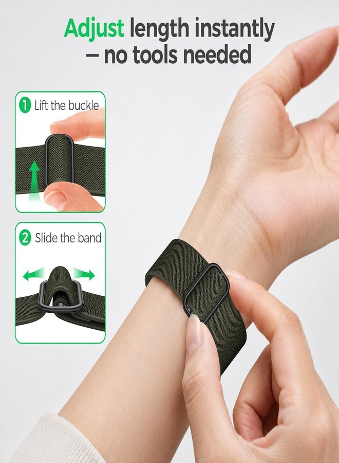 Tensea Stretchy Nylon Sport Band Compatible with WHOOP 5.0/MG, One, Peak & Life – Breathable Loop Strap, Comfortable Wristband, Quick-Dry Replacement Watchband Accessories for Men Women - Image 4