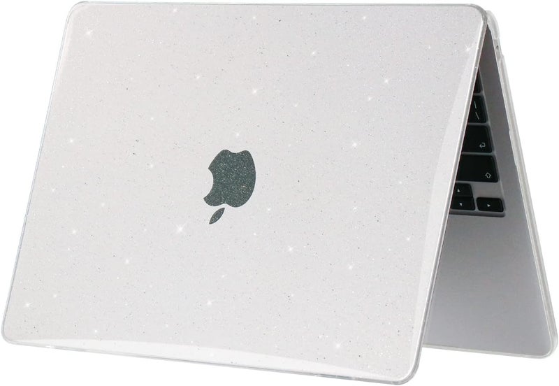 سيفن لاين متوافق مع حافظة MacBook Air 15 بوصة 2025 2024 2023 M4 M3 M2 A2941/A3114/A3241 كريستالية لامعة براقة صلبة واقية للكمبيوتر المحمول مع غطاء لوحة مفاتيح، شفاف - Image 4