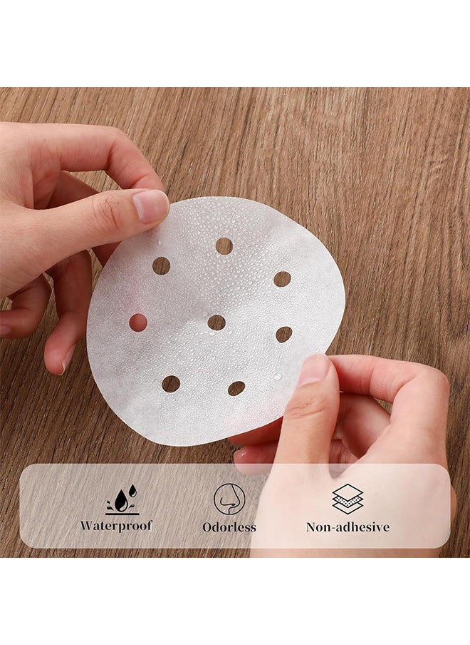 Depend 200PCS Small Bamboo Steamer Liners 4In Steamed Bun Paper Non Stick Mini Steam Paper For Buns Dumplings  - Image 3