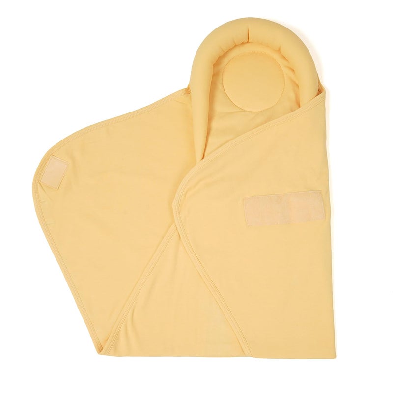 TIDY SLEEP TIDY SLEEP Baby Pod Swaddle Wrap for Newborn Snuggle Pod with U Shape Ring Head Protection Support Baby Snuggle Pod Swaddle Wrapper Pack of 2 03 Months Green Yellow - Image 2