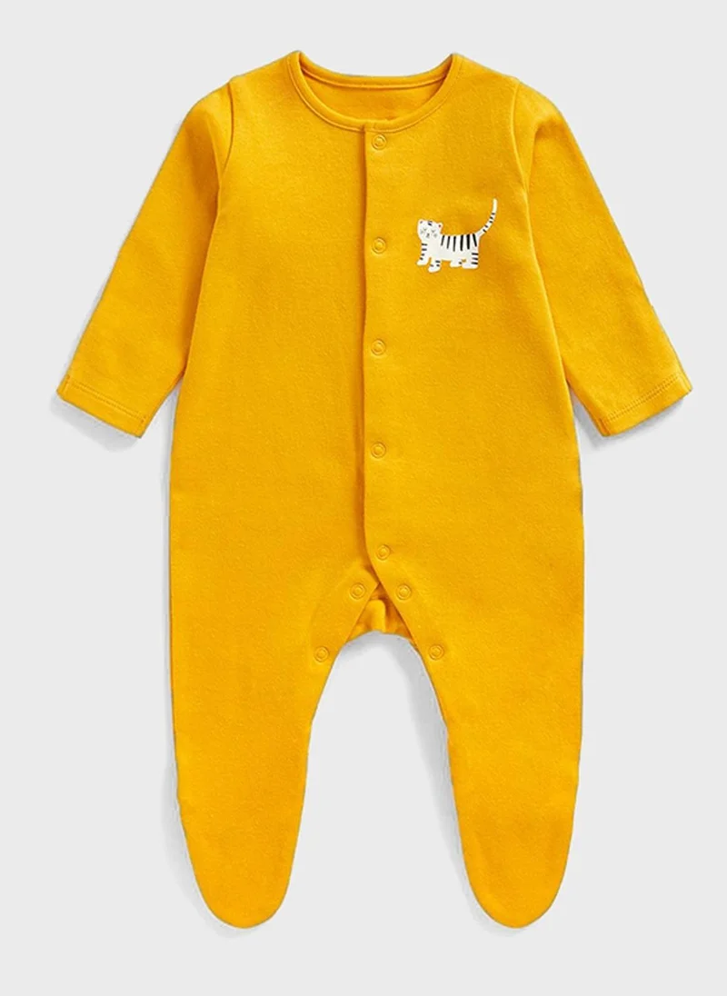 mothercare Tigers Sleepsuits - 3 Pack
