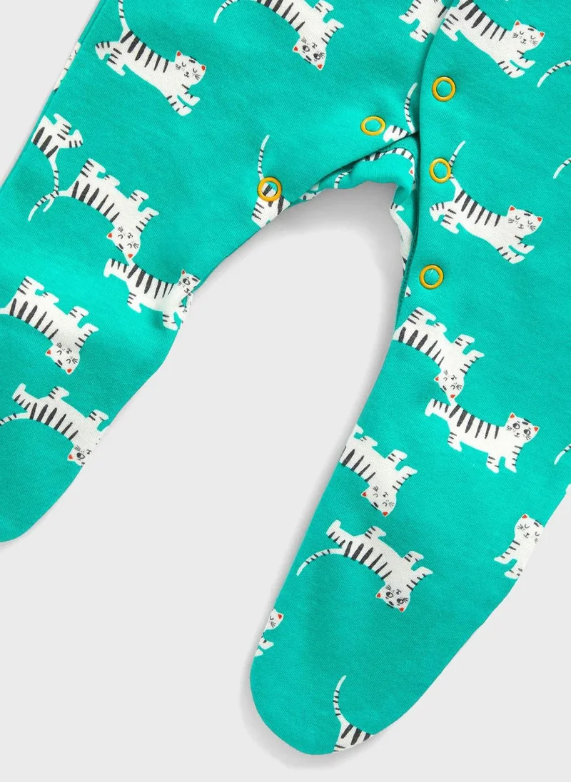 mothercare Tigers Sleepsuits - 3 Pack
