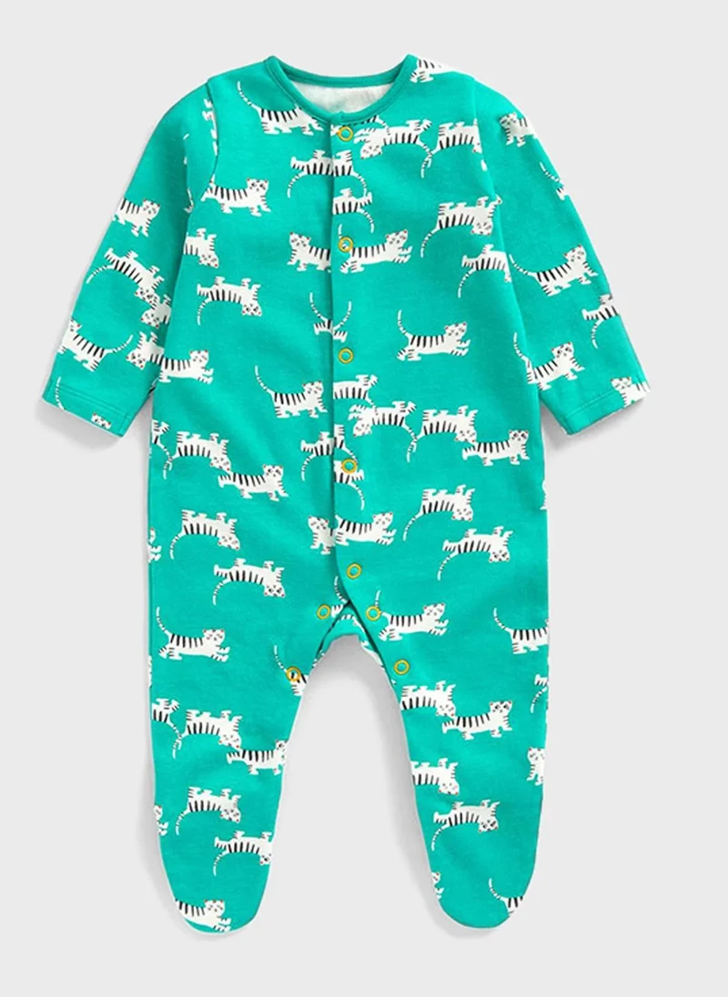 mothercare Tigers Sleepsuits - 3 Pack