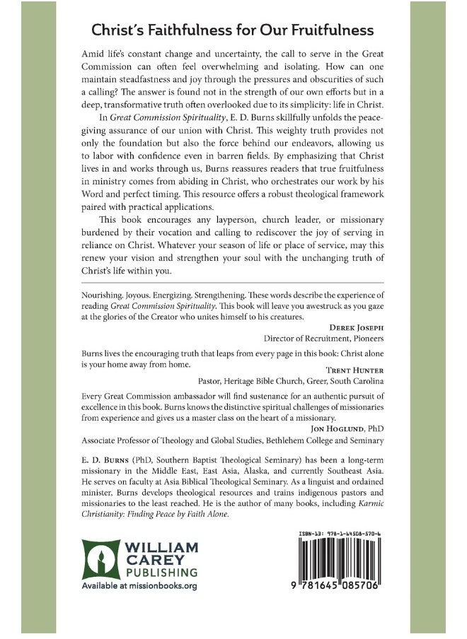 Great Commission Spirituality: Abiding in Christ, Serving in Obscurity  - Image 2