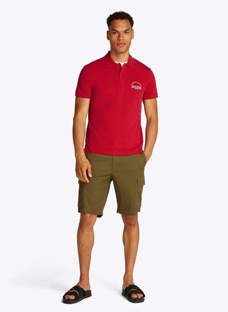 TOMMY HILFIGER Regular Fit Graphic Short Sleeve Polo