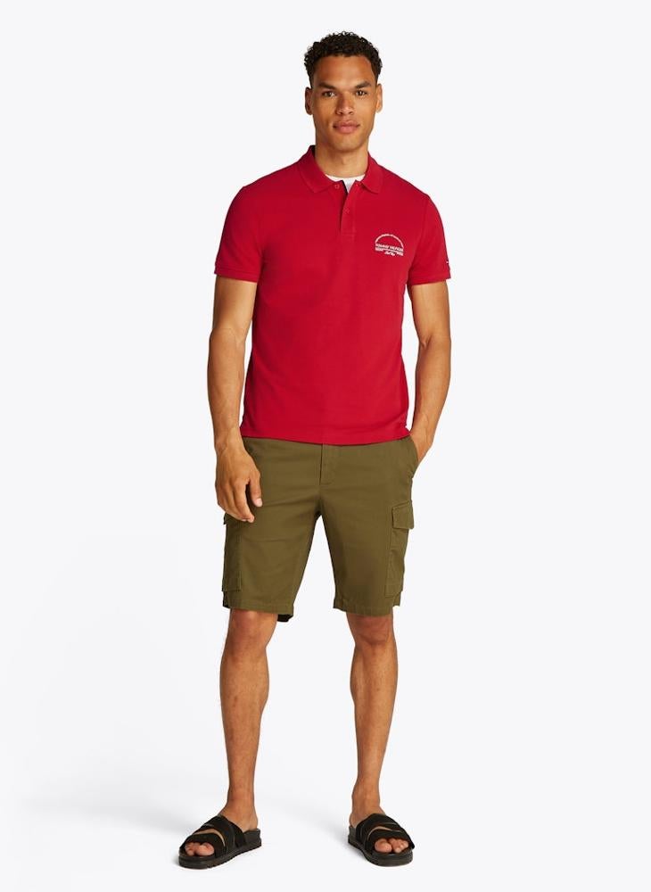 TOMMY HILFIGER Regular Fit Graphic Short Sleeve Polo  - Image 4