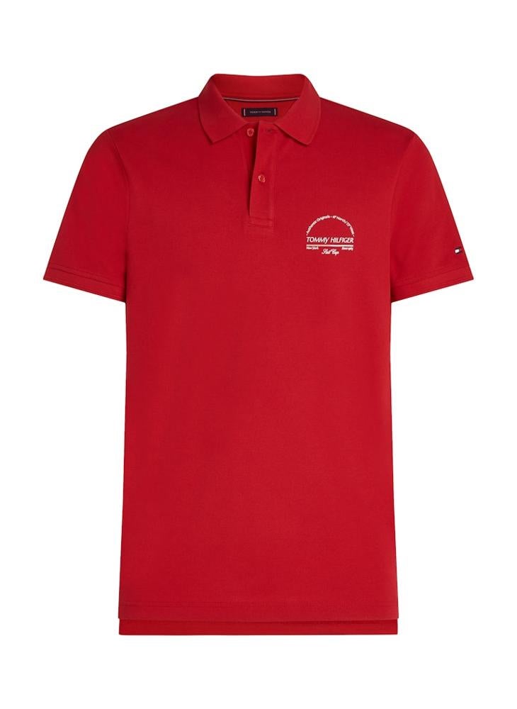 TOMMY HILFIGER Regular Fit Graphic Short Sleeve Polo  - Image 5