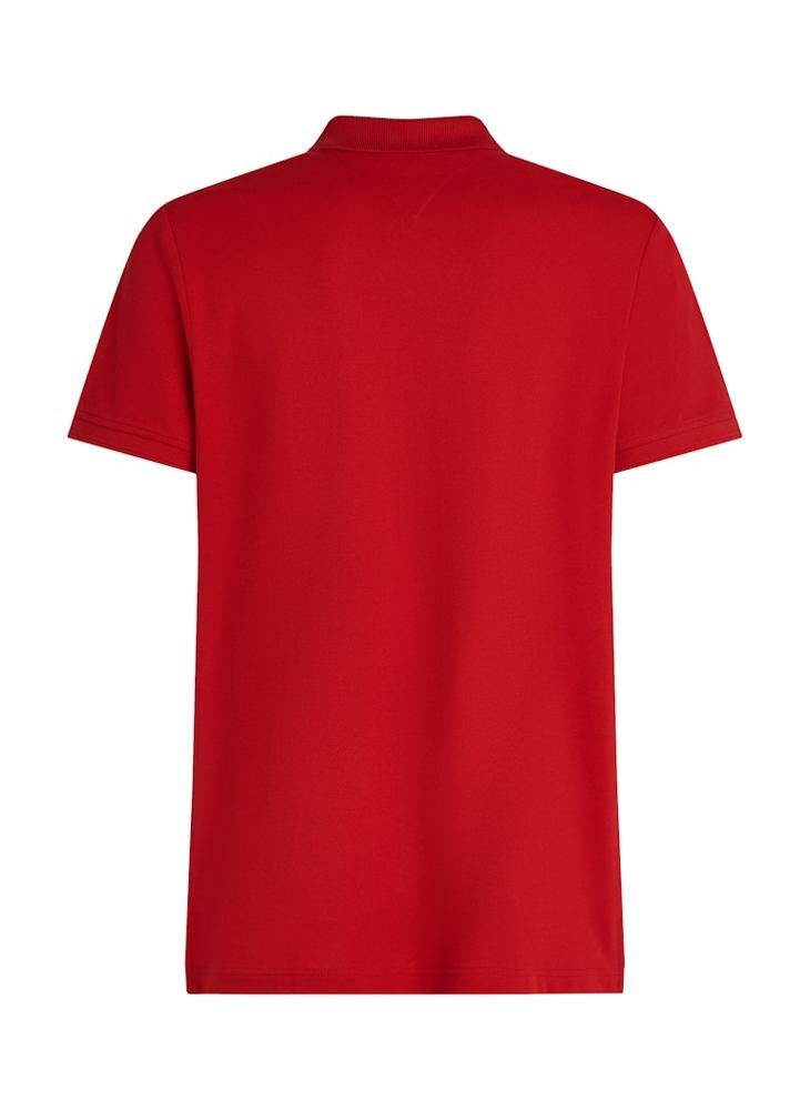 TOMMY HILFIGER - Regular Fit Graphic Short Sleeve Polo - Image 1