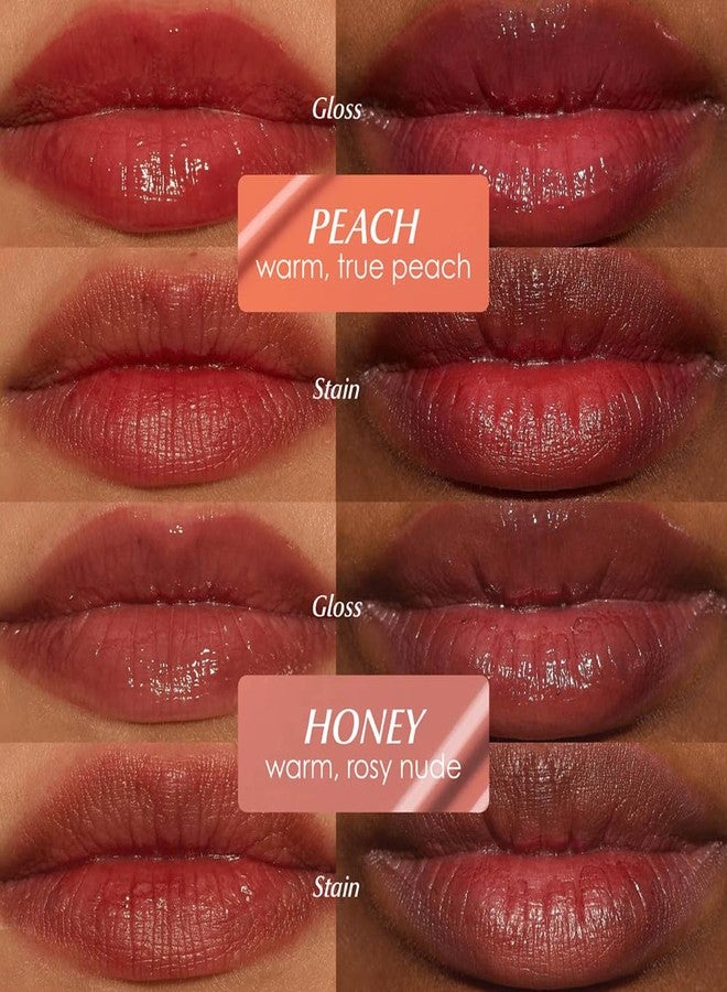 PERSONA Honey Cloudtint Lip Gloss Stain | Hydrating Gloss-to-Tint Hybrid | High Shine + Long-Lasting Color | With Squalane, Glycerin + Ceramide Complex | Buildable, Vegan, Cruelty-Free | Made in USA - Image 5