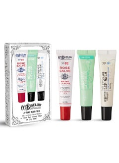 C. O. Bigelow C.O. Bigelow Lip Balm Tube Trio, Variety Pack includes Rose Salve, My Favorite Lip Balm, Mentha Shine, Moisturizing Balms, 3 Pack, 0.5 oz Each 