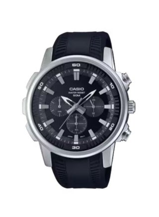 Casio Watch for Men - Analog Mixed - Black Dial Resin Band Watch MTP-E505-1AVDF. - pzsku/Z668ABE39E62EB09AD719Z/45/_/1674394038/3ce1e5f2-96ce-4993-bdff-065d565f35d5