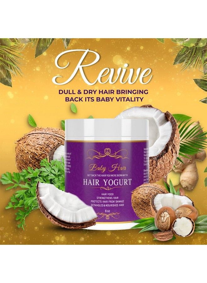 Baby Hair - Hair Yogurt Best Moisturizing Hair Growth Promoting Naturallyderived 8Oz - Image 1