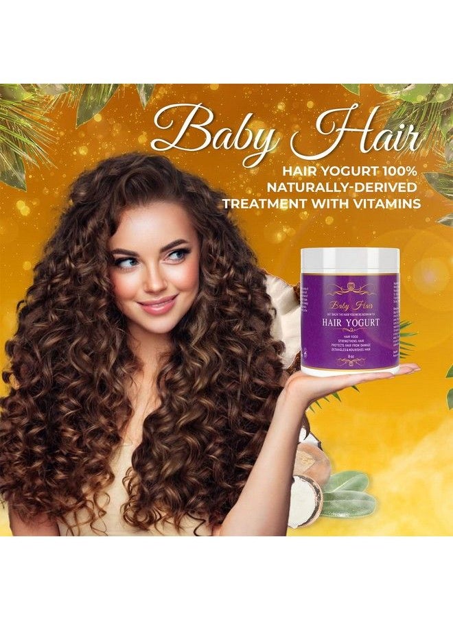 Baby Hair - Hair Yogurt Best Moisturizing Hair Growth Promoting Naturallyderived 8Oz - Image 1