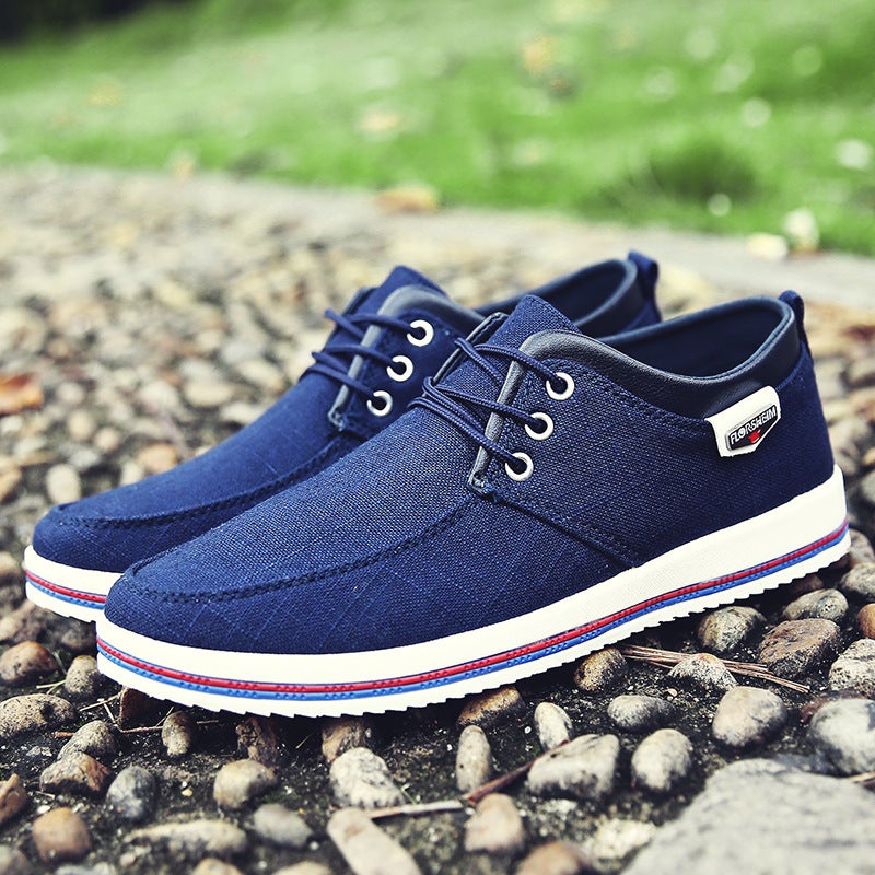 Trendy Cloth Shoes Men'S Casual Canvas Breathable Shoes Lightweight Fashionable Men'S Shoes Fashionable Plus Size Trendy Shoes Men'S Canvas Shoes - Image 2