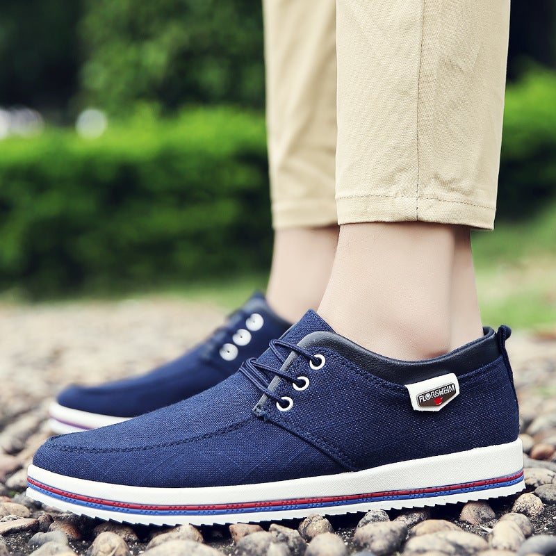 Trendy Cloth Shoes Men'S Casual Canvas Breathable Shoes Lightweight Fashionable Men'S Shoes Fashionable Plus Size Trendy Shoes Men'S Canvas Shoes - Image 4