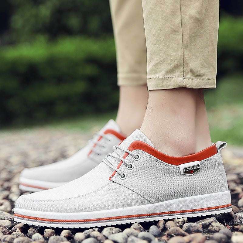 Trendy Cloth Shoes Men'S Casual Canvas Breathable Shoes Lightweight Fashionable Men'S Shoes Fashionable Plus Size Trendy Shoes Men'S Canvas Shoes - Image 1