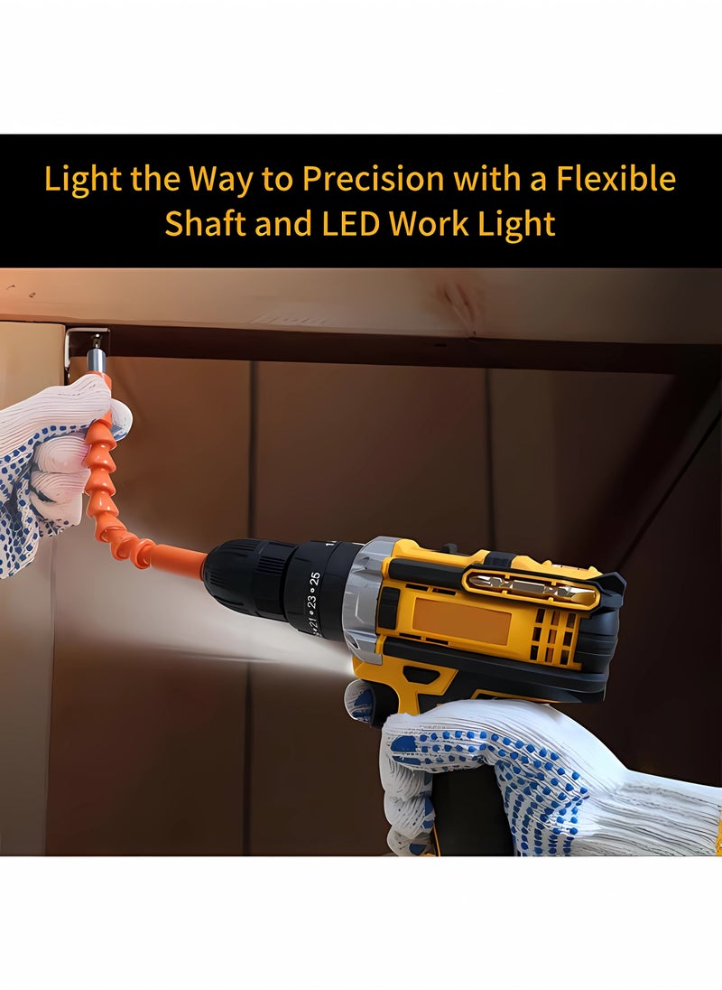 JINSOO - JINSOO 48v rechargeable drill, 3/8 inch drill with lithium battery and charger set, 3 function +25 speed adjustable drill, 36 pieces with multiple accessories drill set - Image 1