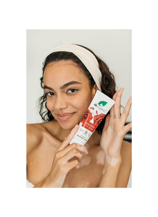 dr.organic Dr. Organic Rose Otto Face Wash, Rejuvenate & Refresh, 150Ml  - Image 3