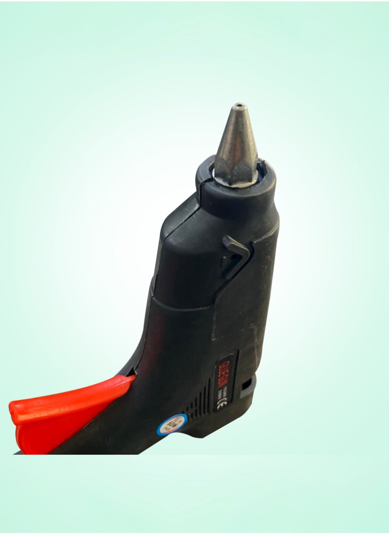 Generic Hot Melt Glue Gun With 7MM Transparent Glue Stick Mini Gun Home Electric Heat Temperature Gun Repair  - Image 2