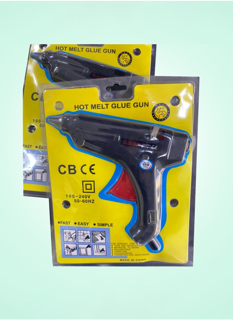 Generic Hot Melt Glue Gun With 7MM Transparent Glue Stick Mini Gun Home Electric Heat Temperature Gun Repair  - Image 3