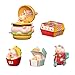 TOYZERO + Store TOYZERO Lulu The Piggy Blind Box Burger Express Movable Series Figurines Mystery Box Cute Animal Figures Collectibles Toys Home Desk Decorations Holiday Birthday Gifts Whole Set - Image 2