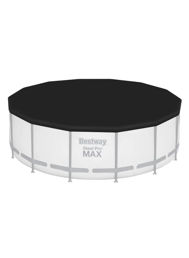 Bestway Bestway Flowclear 14 ft Round Solar Pool Cover, 4.27 m Solar Heating Cover for Above Ground Pools, Heat Retention & Debris Protection, Energy-Saving Bubble Pool Cover