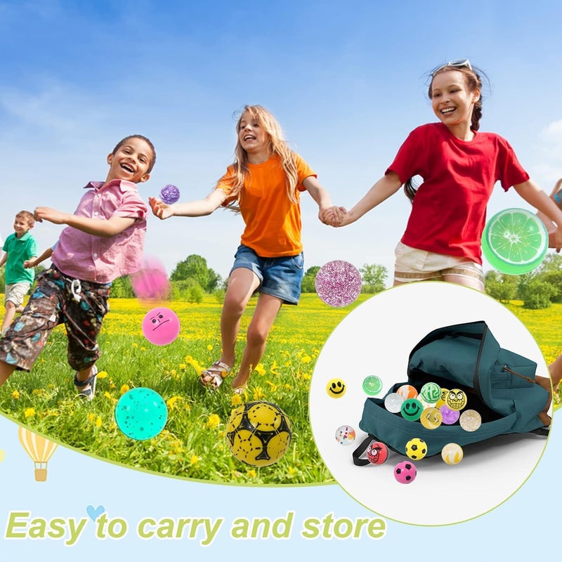 Firstly Traders Pack of (27 mm) Crazy Balls Sport and Outdoor Games for Boys 5 Years & Up Extra Bouncy Balls for Kids (Pack of 30) - Image 2