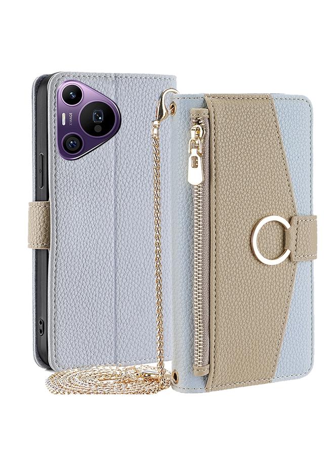 Zaboon Case For Huawei Pura 70 Pro / 70 Pro+ 5G Crossbody Litchi Texture Leather Phone Case - Image 1