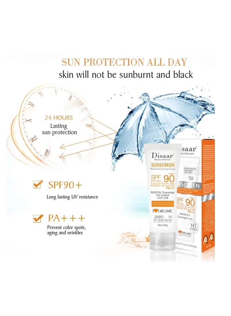 Disaar - Sunscreen Instant Protection Foundation SPF 90 40g - Image 1