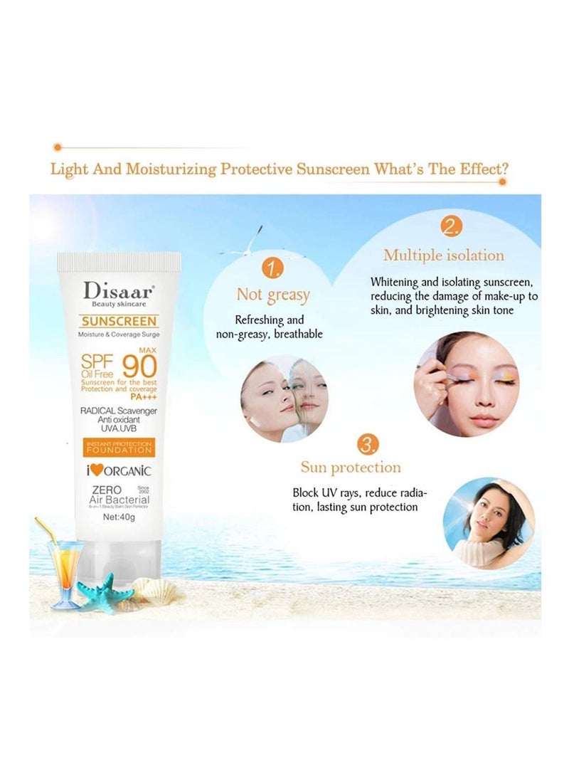 Disaar - Sunscreen Instant Protection Foundation SPF 90 40g - Image 1