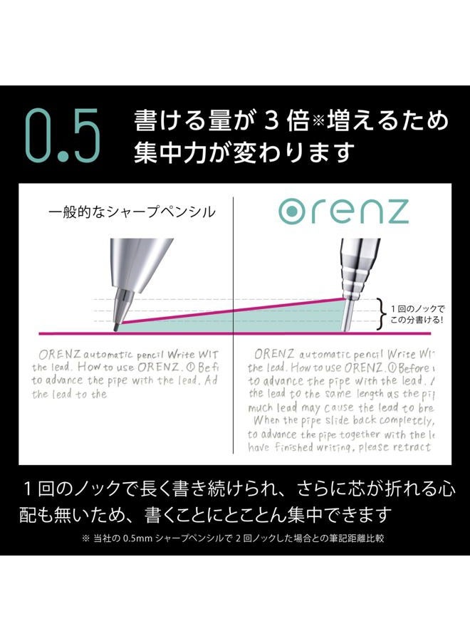 Pentel Mechanical Pencil 0.5mm White XPP505-W - Image 4