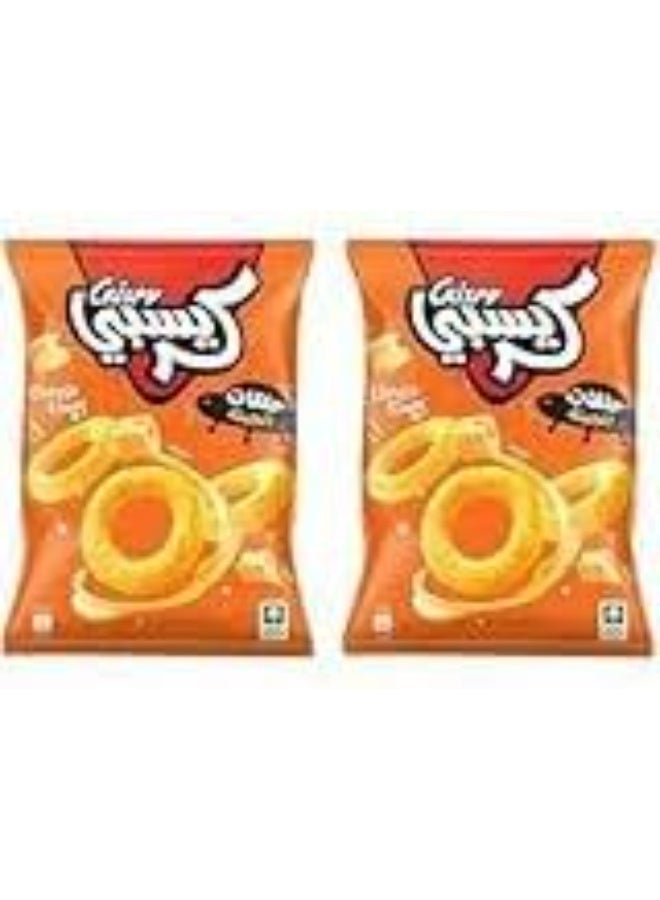 كريسبي رينجز بطعم الجبنة – حلقات مقرمشة بنكهة الجبنة – حجم عائلي - Image 2