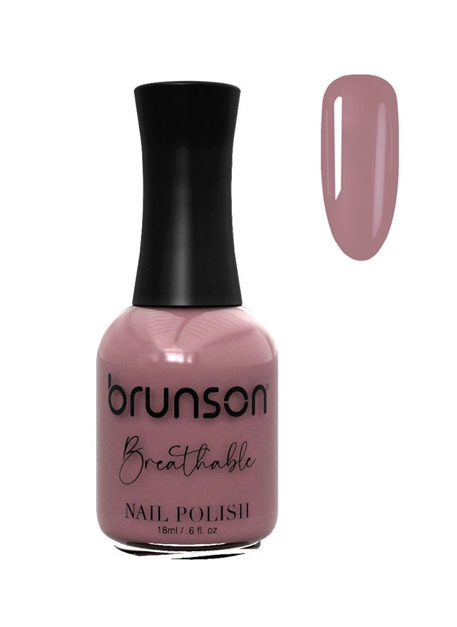 brunson - Breathable Nail Polish Halal nail polish Wudu friendly Quick-Dry Vegan long lasting but easy peel off   18ml BH084 - Image 1