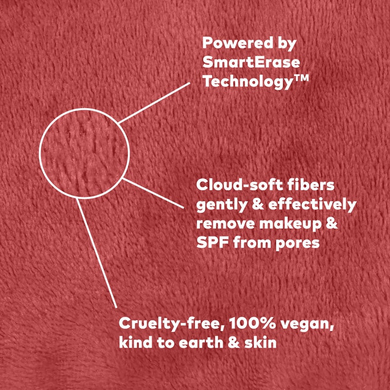 Makeup Eraser The Original MakeUp Eraser Mini PRO, Erase All Makeup With Just Water, Including Waterproof Mascara, Eyeliner, Foundation, Lipstick, Sunscreen and More! Harry Potter Gryffindor, 1ct - Image 4