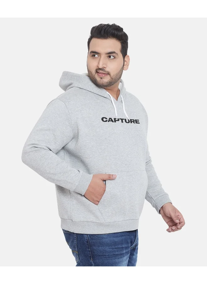 Instafab Plus Instafab Plus Men's Grey Capture Hoodie
