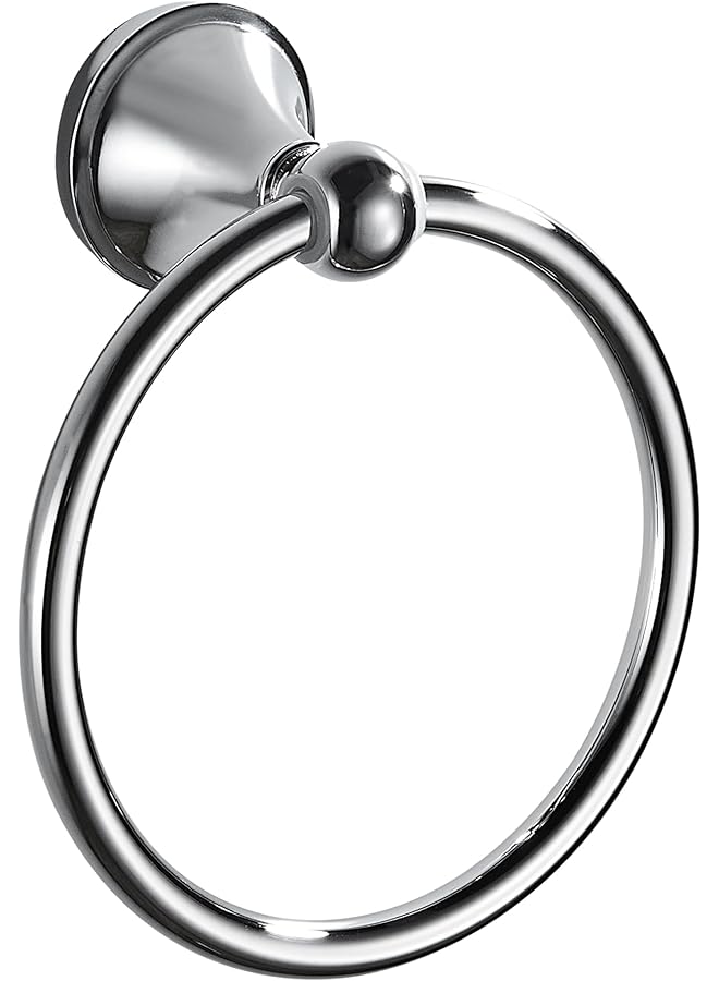 promass Bath Towel Rings Wall Mounted Hand Towel Holder Towel Hanger for Bathroom - Image 1