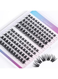 Diy Lash Extensions Wispy Lash Clusters Individual Lash Extensions168 Clusters C+ D Mix Curl Soft & Lightweight 1016Mm Mix Resuale Wide Band+Mix Style Cluster Lashes (Classic C/D)
