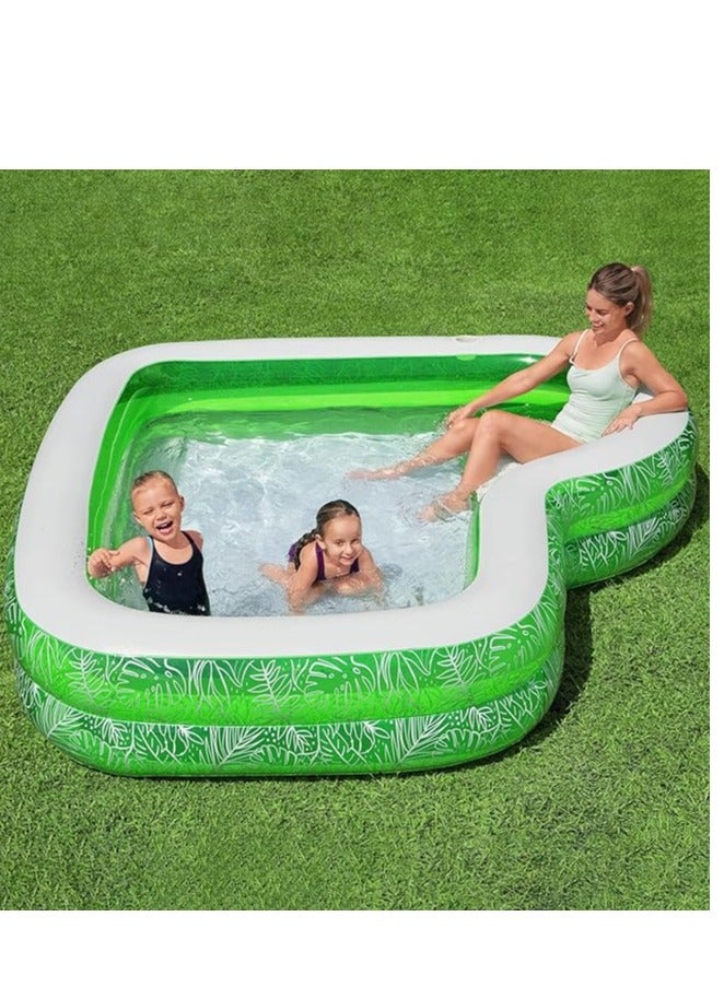 Bestway Tropical Paradise Inflatable Pool – Family-Sized Swimming Pool for Outdoor Summer Fun - Image 2
