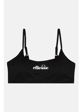 Ellesse Women Brand Logo Padded Bikini Top, Black  - Image 1